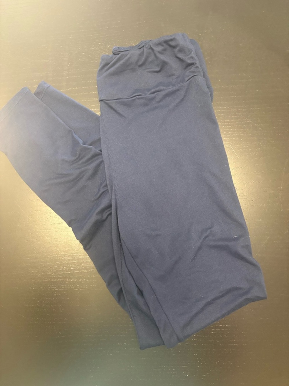 LuLaRoe Navy Blue Leggings -ONE SIZE - Picture 1 of 2